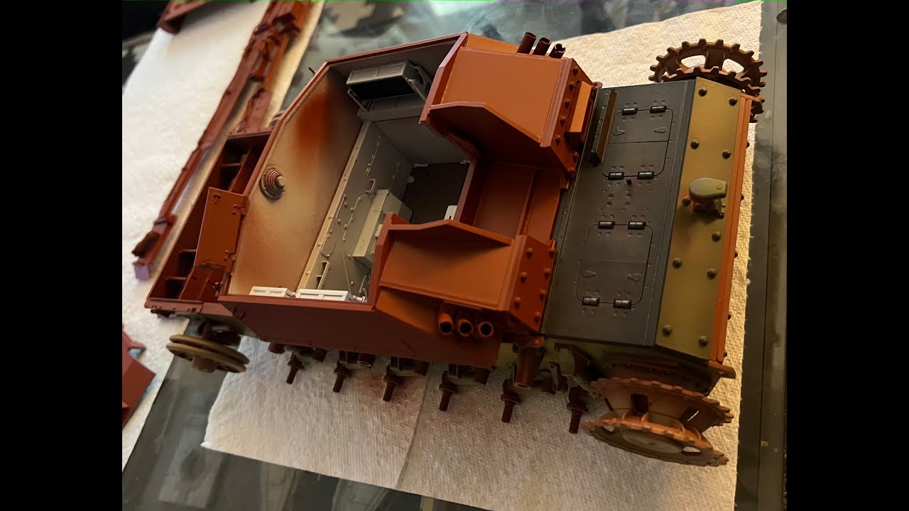 1/16 Das Werk Stug Marble paint effects.
