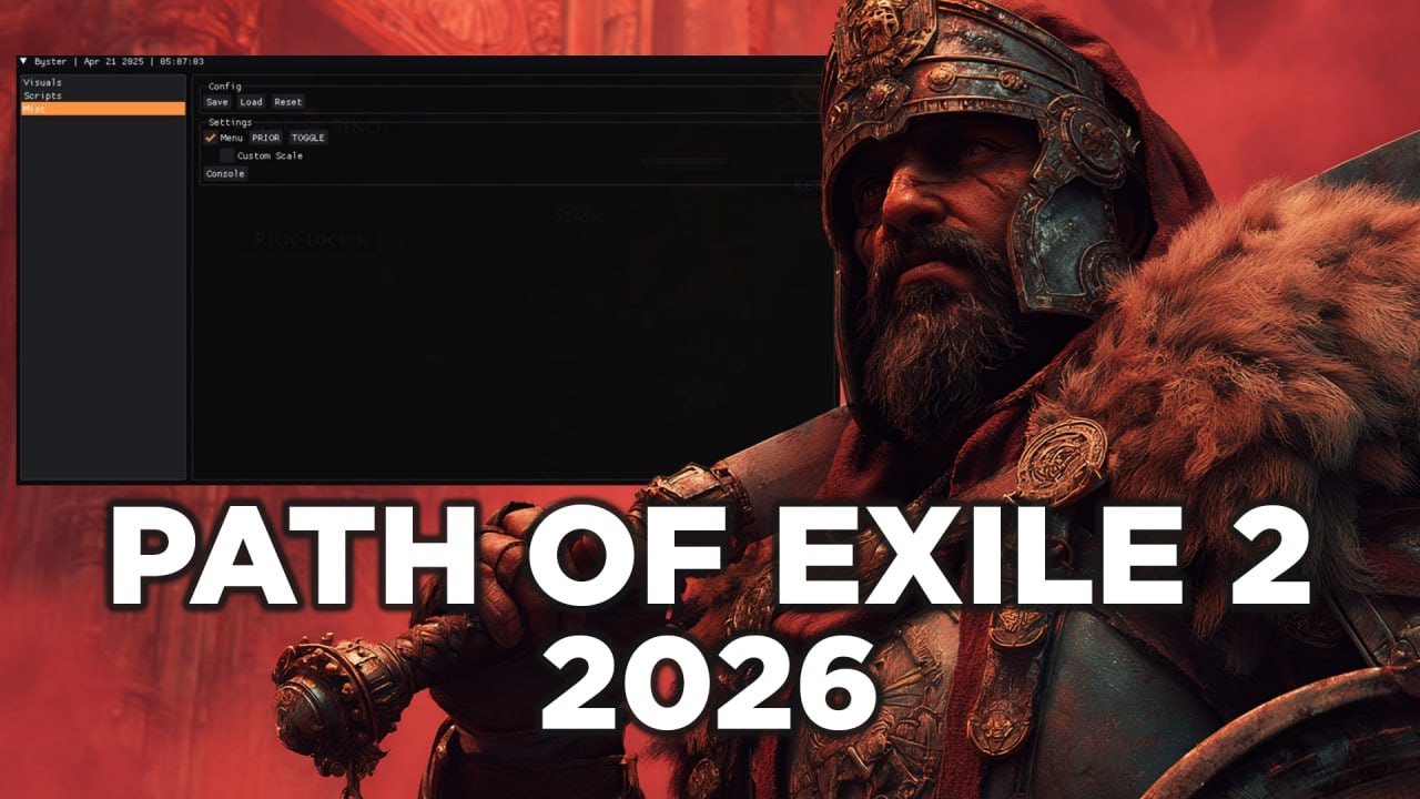 ЧИТ-МЕНЮ: Path Of Exile 2 | Бесплатная загрузка взлома POE2 | Множество функций