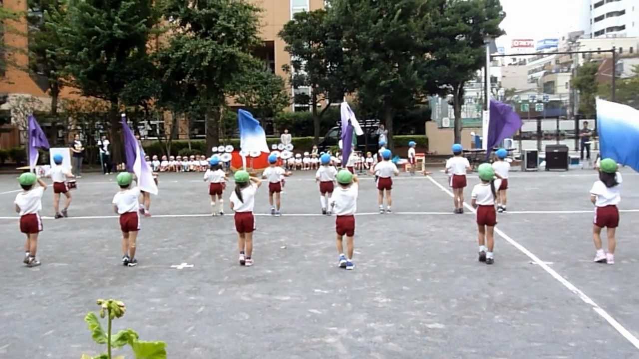 Very young and cute Japanese children drum parade in Tokyo