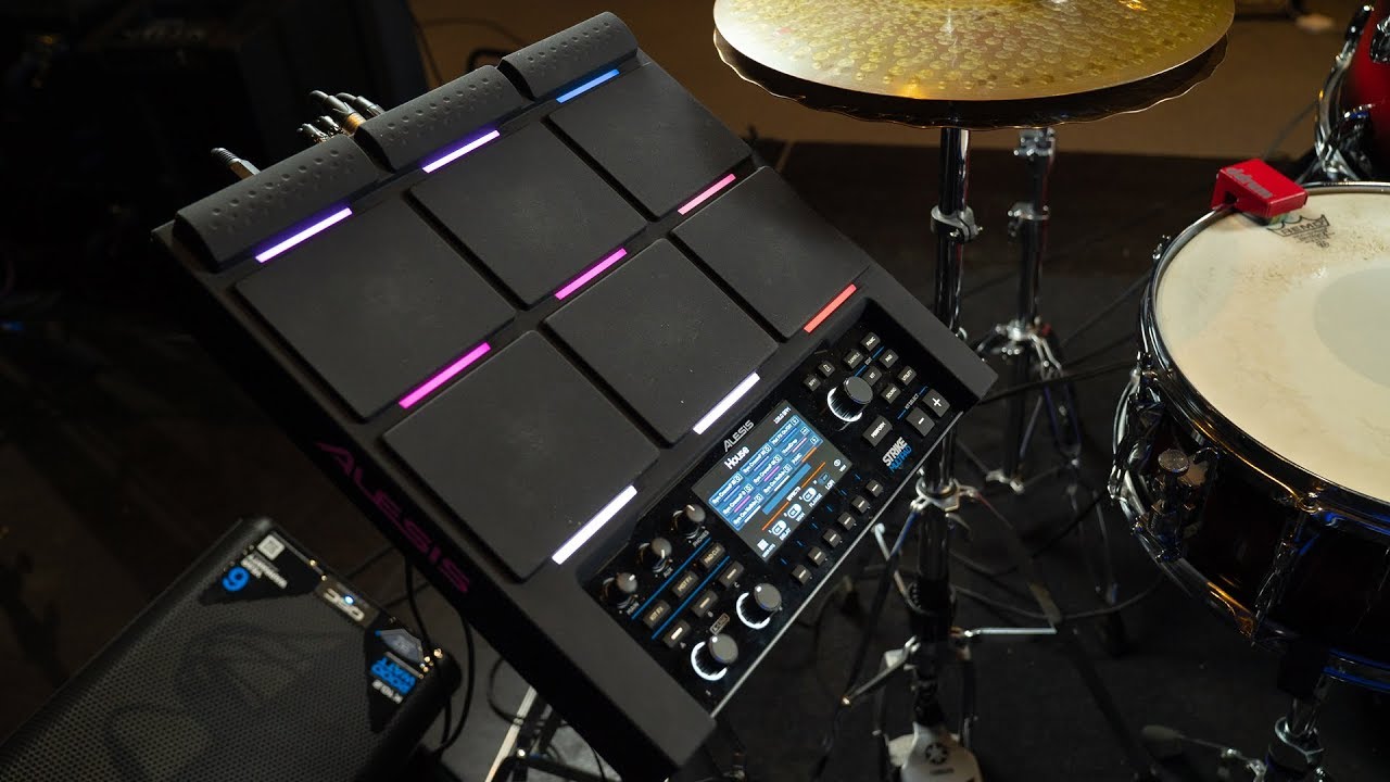 Гибридный комплект Alesis Strike Multipad с акустической ударной установкой