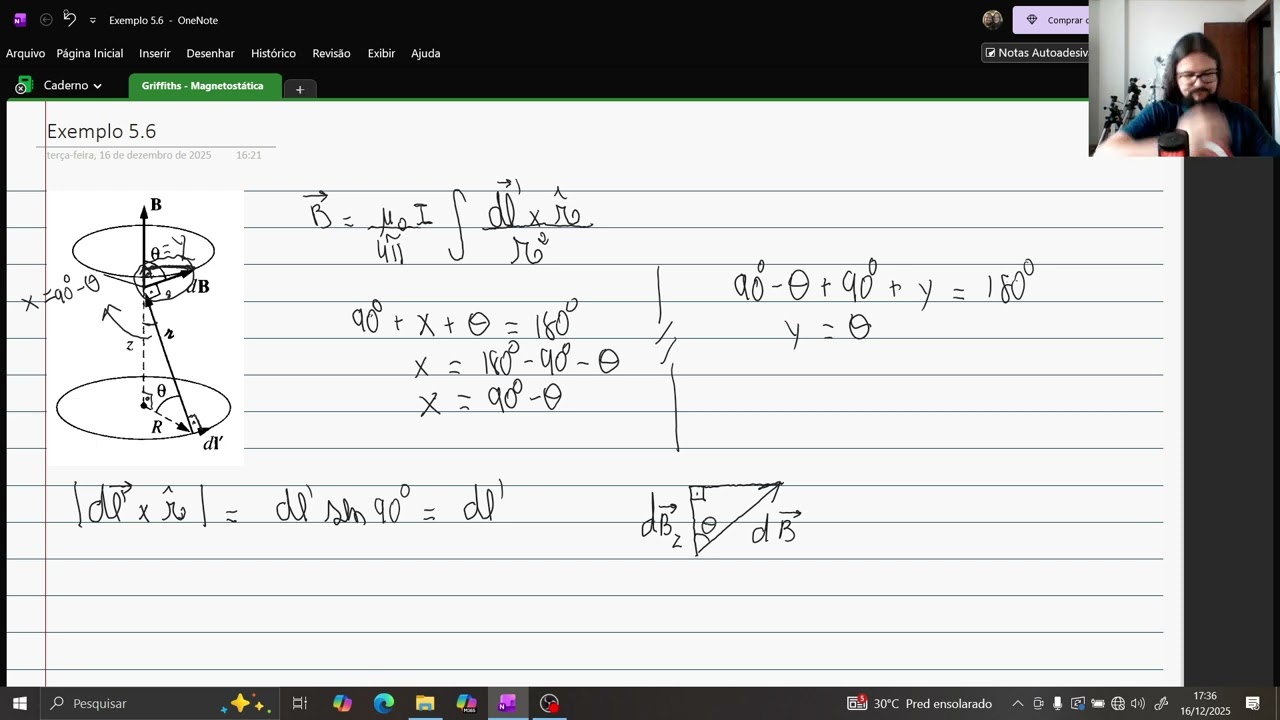 Exemplo 5.6 - Griffiths: Magnetostática