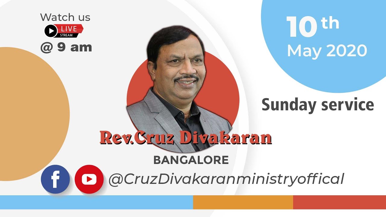 Jesus Revival Church Sunday Service Live | Rev. Cruz Divakaran | 10 May 2020 |TamilchristianMessage|