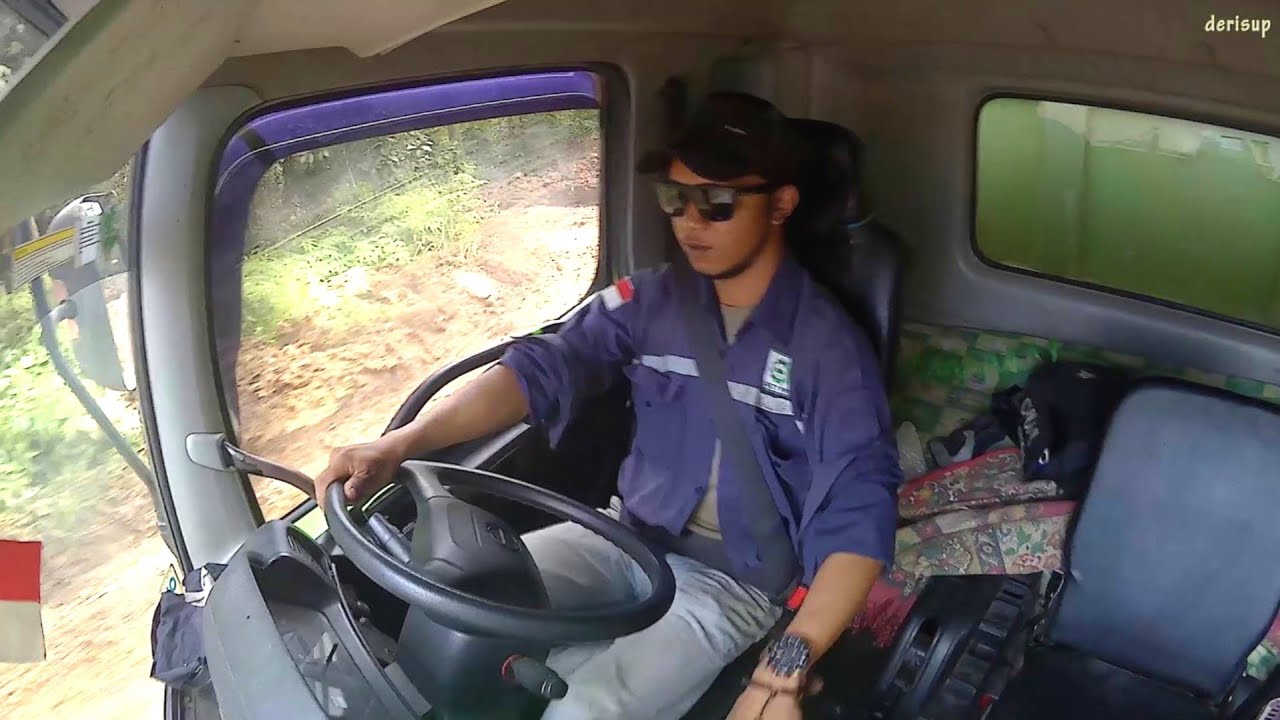 MUATAN 34TON! sempat berhenti di tengah tanjakan saat MENGEMUDI TRUK HINO500