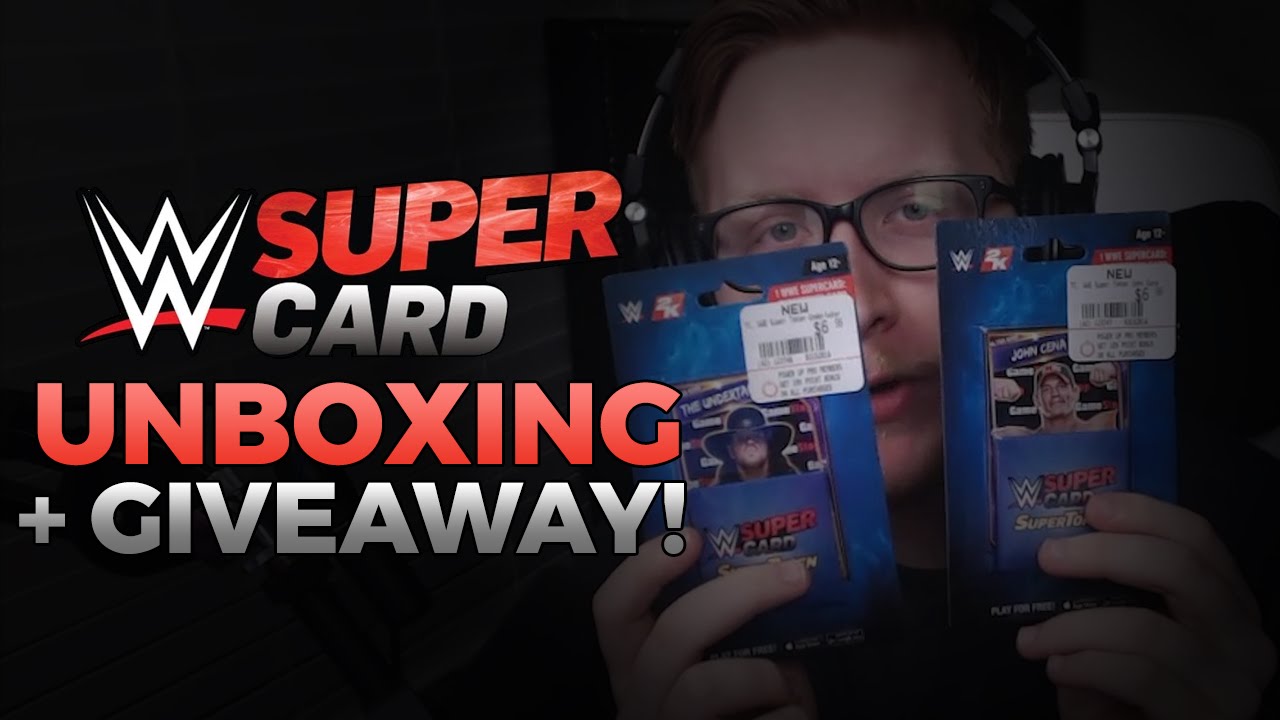 WWE SuperCard SuperTokens Unboxing