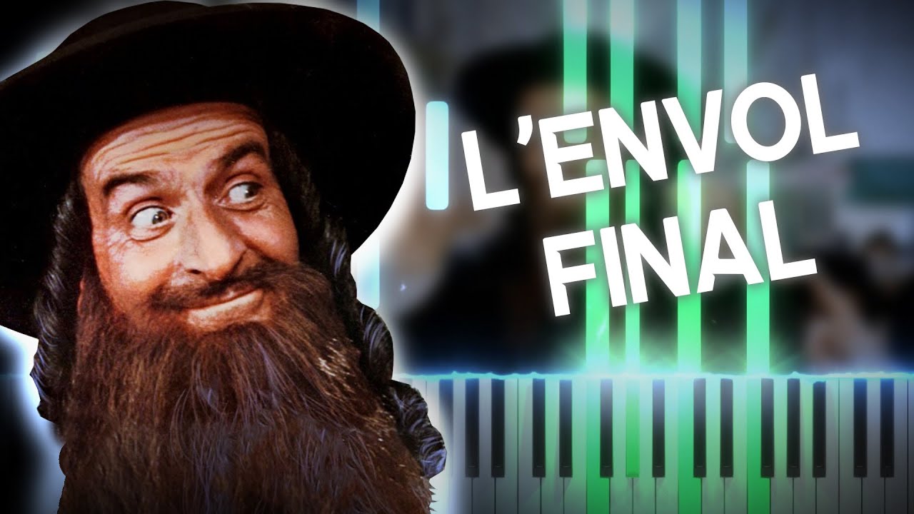 Les Aventures de Rabbi Jacob - L'envol final | Piano Tutorial