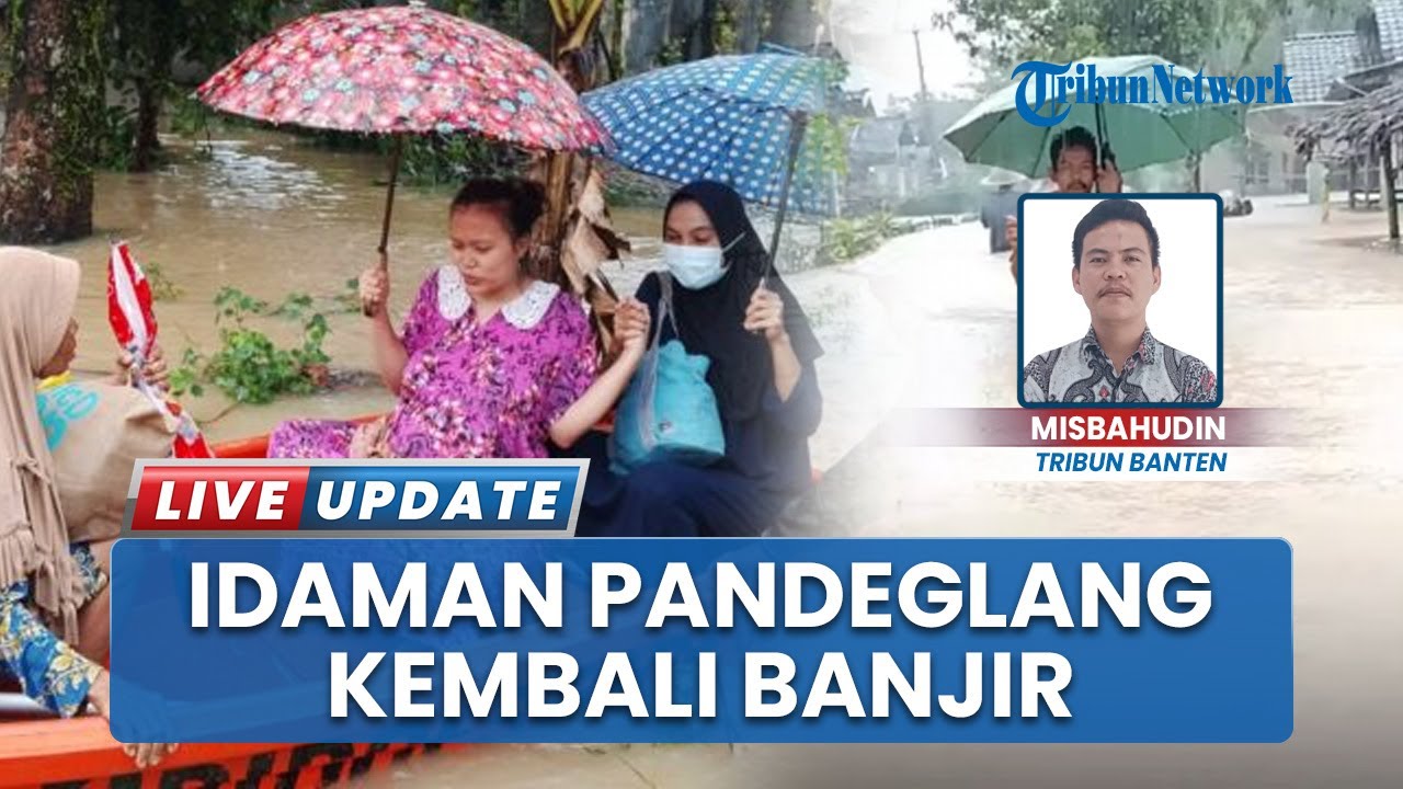 Desa Idaman Pandeglang Kembali Banjir, Kades dan Warga Evakuasi Ibu Hendak Melahirkan Pakai Perahu