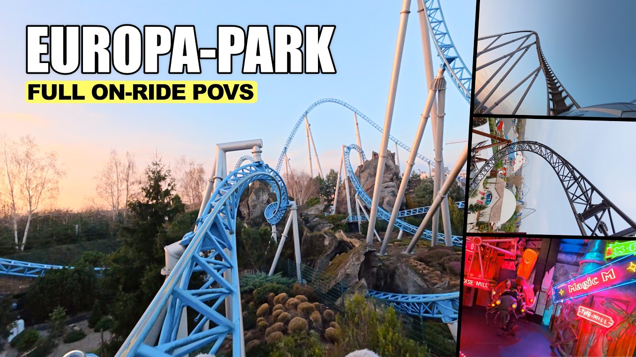Europa-Park Roller Coasters 2026 | 12 Full On-Ride POVs