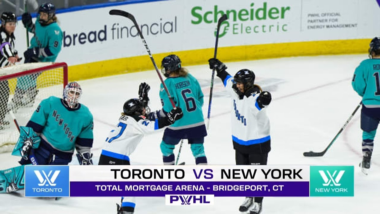 PWHL Toronto @ New York Game Highlights - January 5, 2024