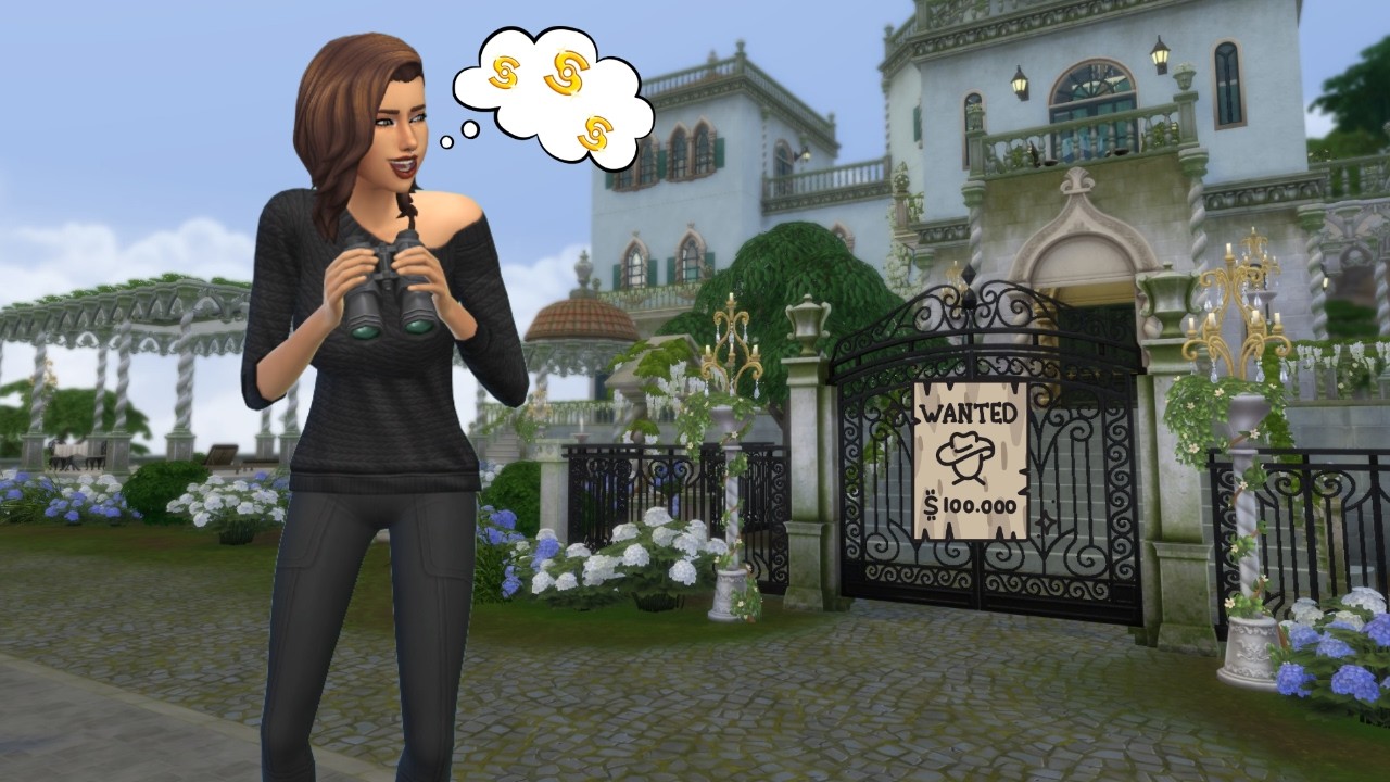 Can my sim steal from the rich to furnish her apartment //Sims4 Challenge