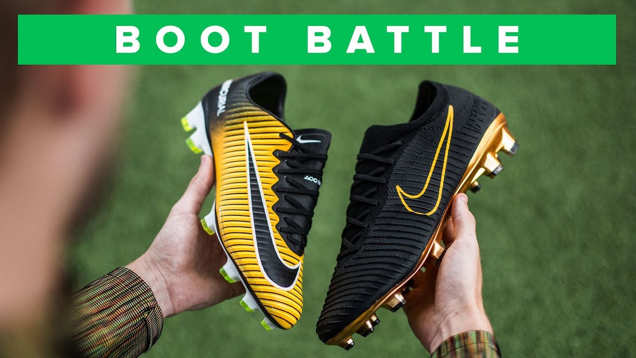 NIKE FLYKNIT ULTRA vs VAPOR 11 BOOT BATTLE