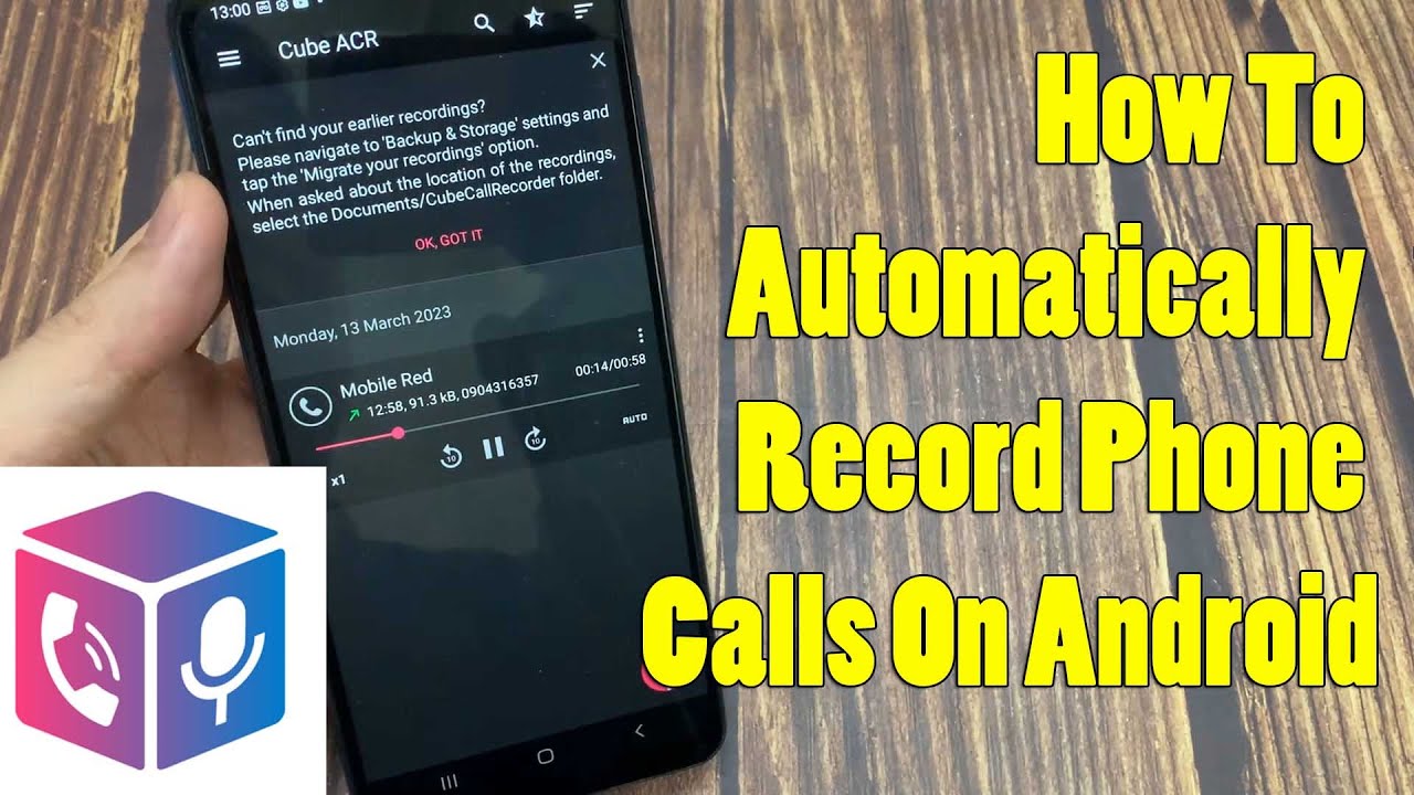 Как автоматически записывать телефонные звонки на Android? — Call Recorder Cube ACR