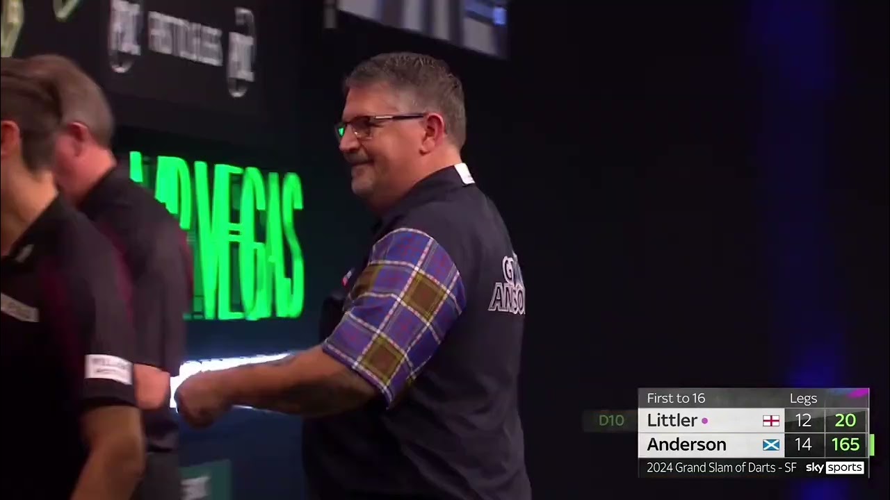 Gary Anderson Hits 3x Bulls | Luke Littler vs Gary Anderson | Semi Finals Grand Slam 2024 🎯