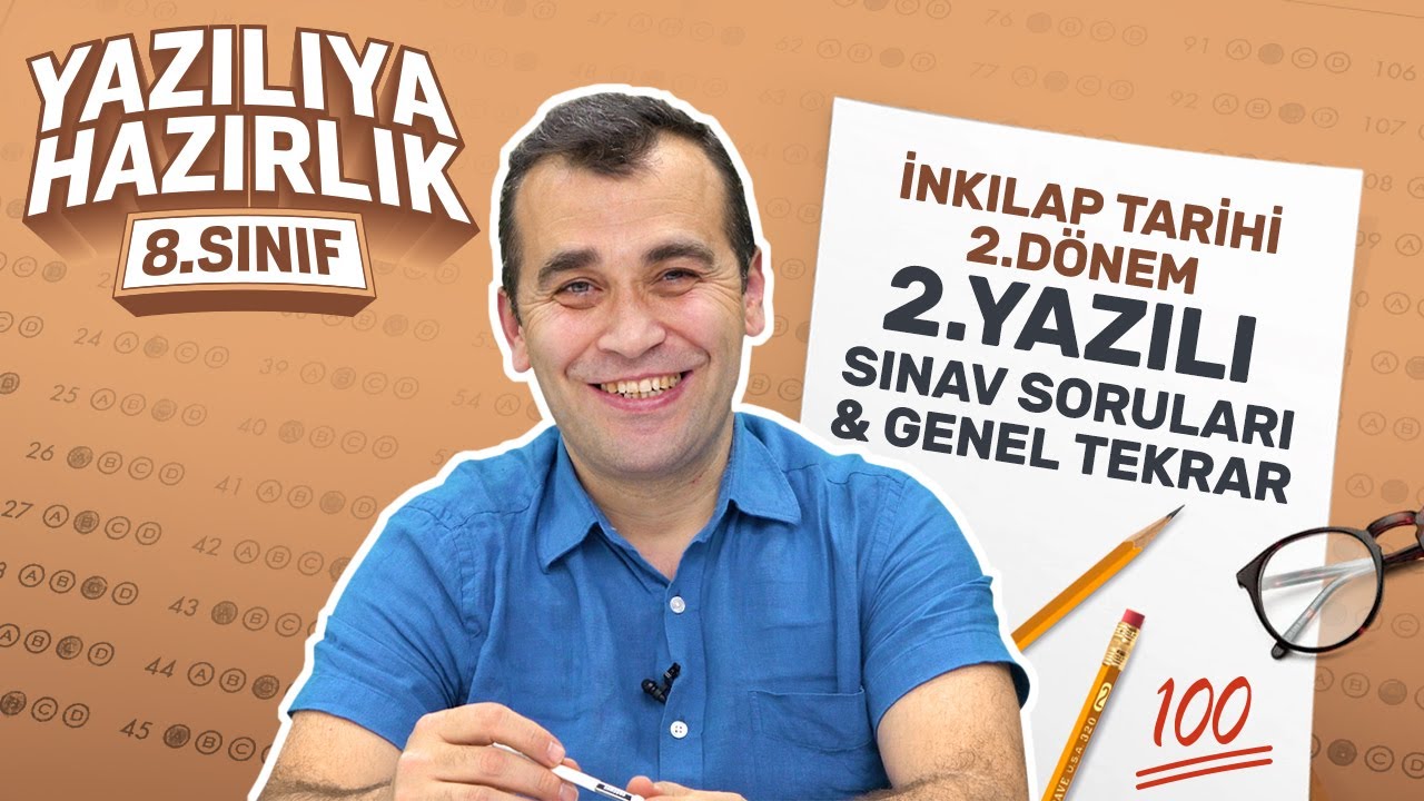 KİM 100 İSTER? 8. Sınıf İnkılap Tarihi 2. Dönem 2. Yazılıya Hazırlık (2022 Soruları, Genel Tekrar)