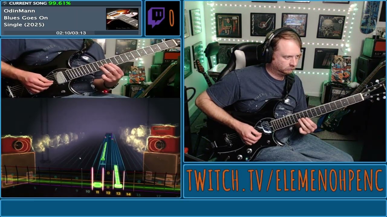 [ROCKSMITH CDLC] odinmann - Blues Goes On (Lead 98.49%)