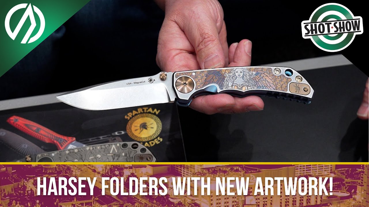 Первый взгляд: лимитированная серия Spartan Harsey Folders с новым оформлением | SHOT Show 2025