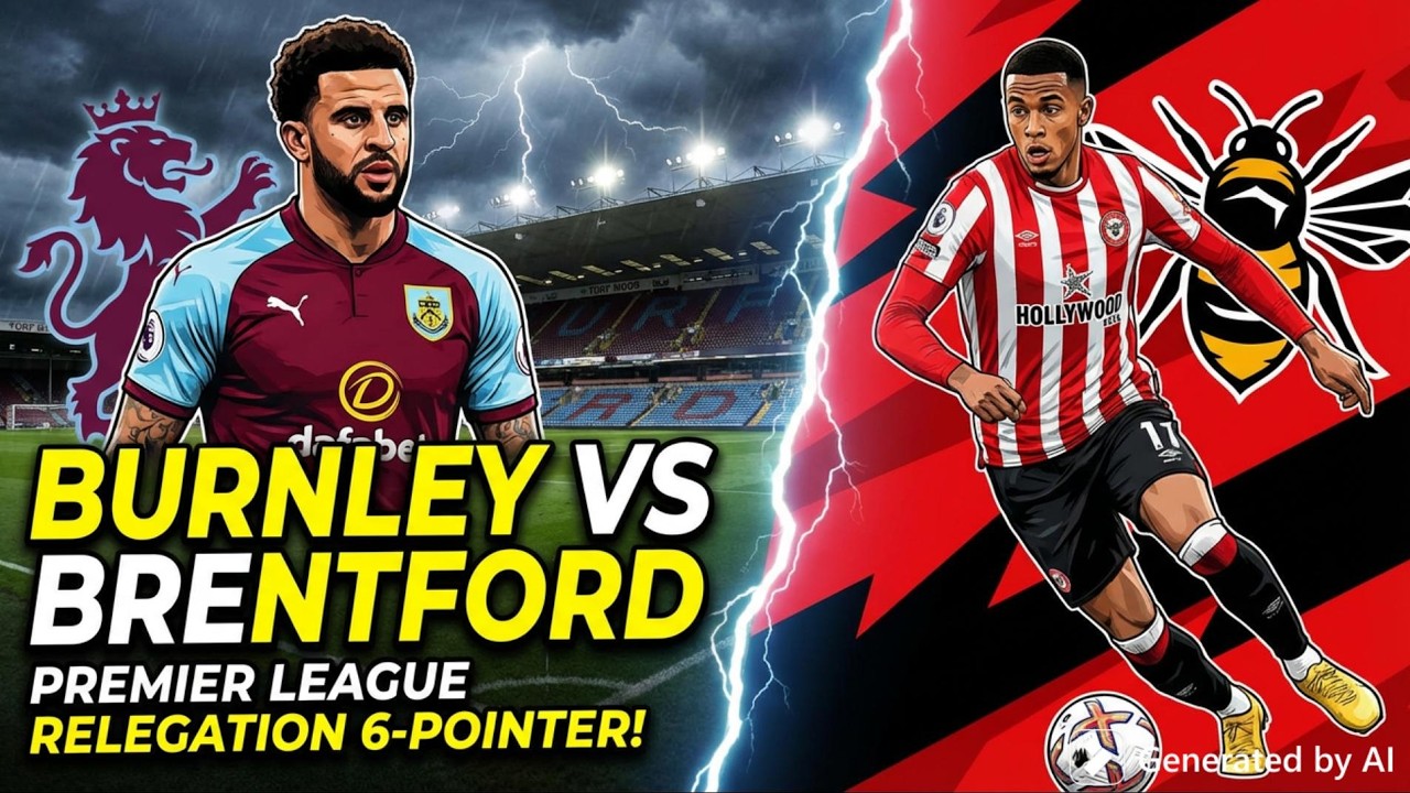 Burnley vs Brentford Premier League Clash!