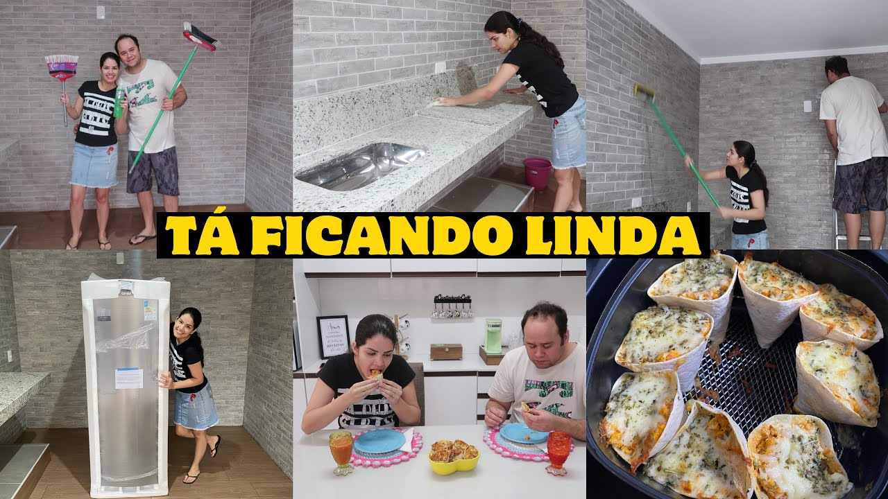 FAXINAMOS ÁREA GOUMERT | CHEGOU GELADEIRA | RECEITA LANCHE GOSTOSO