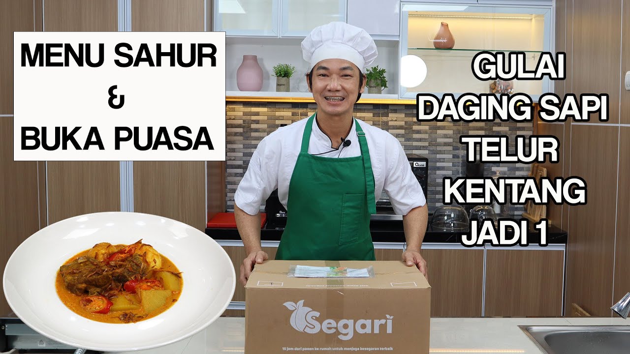 Menu Untuk Sahur & Buka Puasa Chef Abal-Abal Memasak Gulai Daging Sapi Telur Dan Kentang Jadi 1