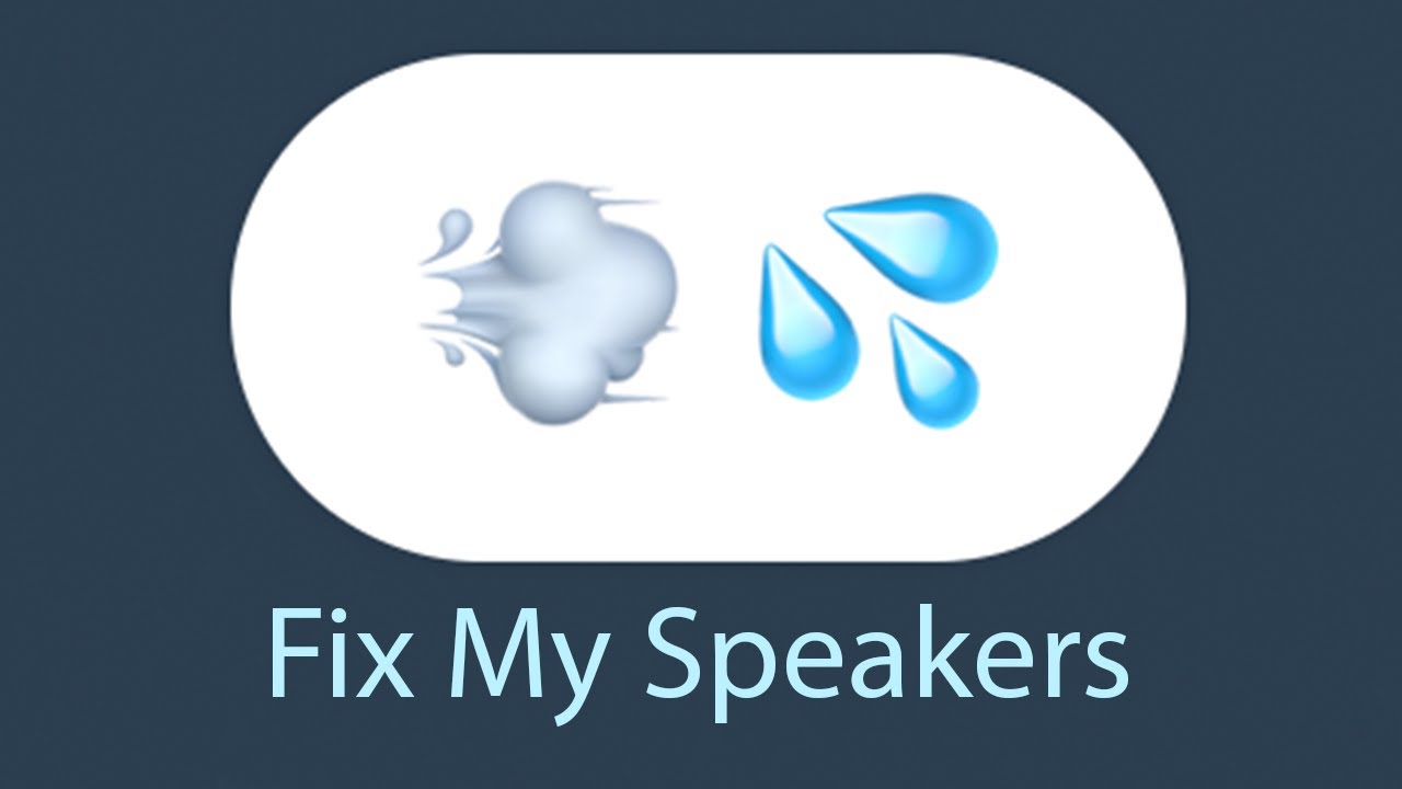 Fix My Speaker Sound 💦
