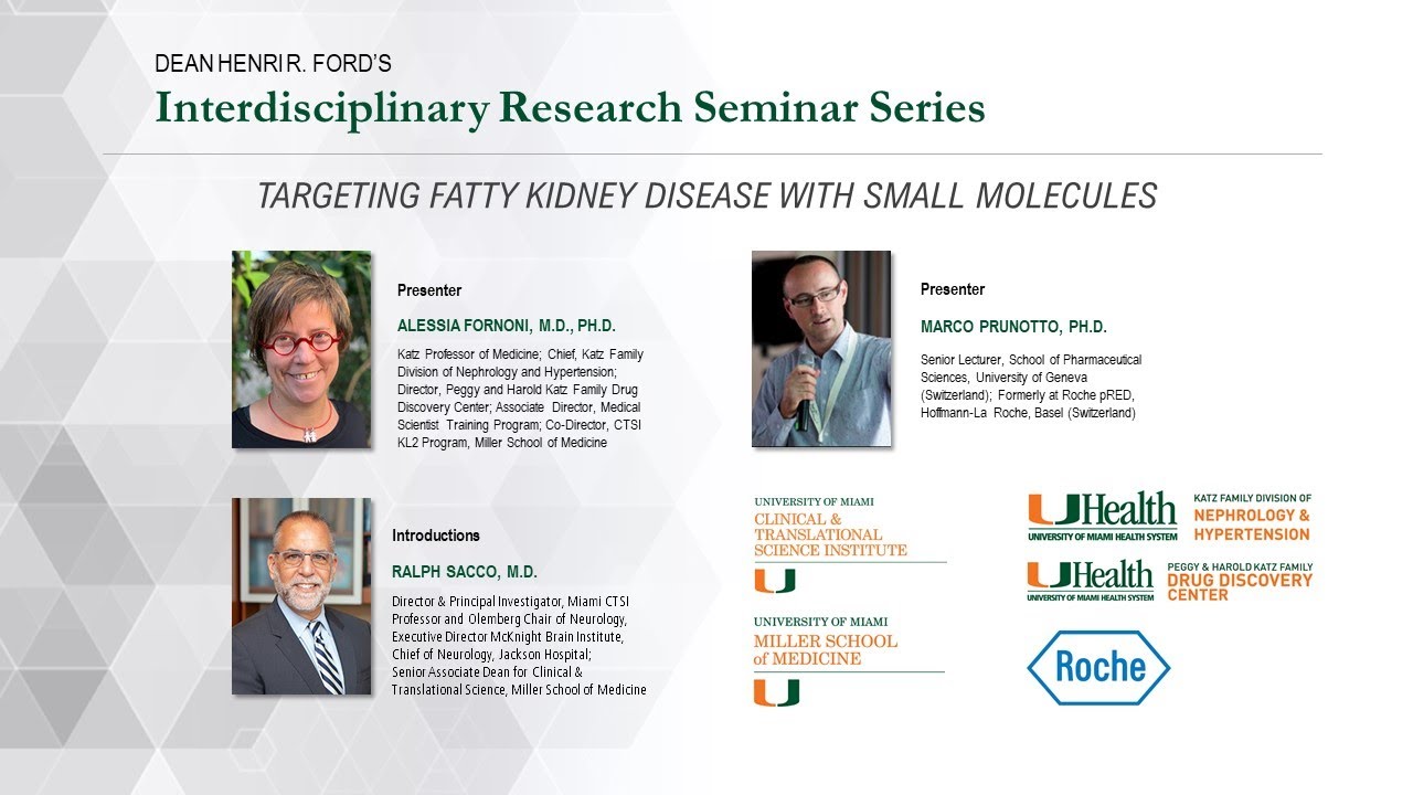 Targeting Fatty Kidney Disease With Small Molecules