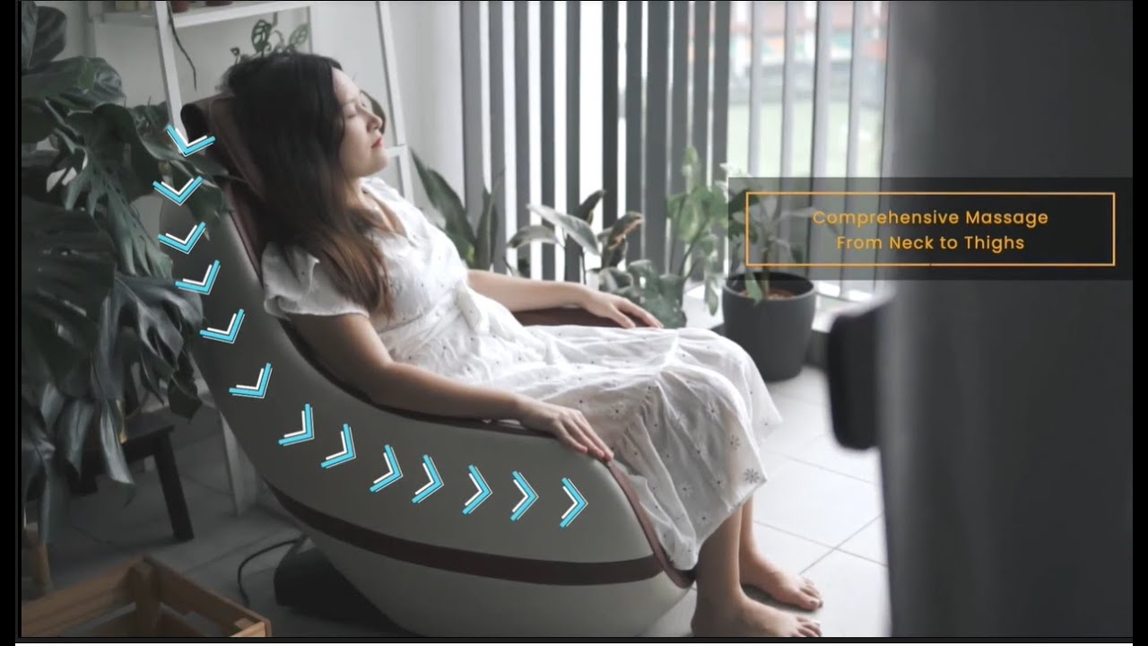 Miuvo MiuDelight Mini Massage Chair Demonstration Video (Brown)