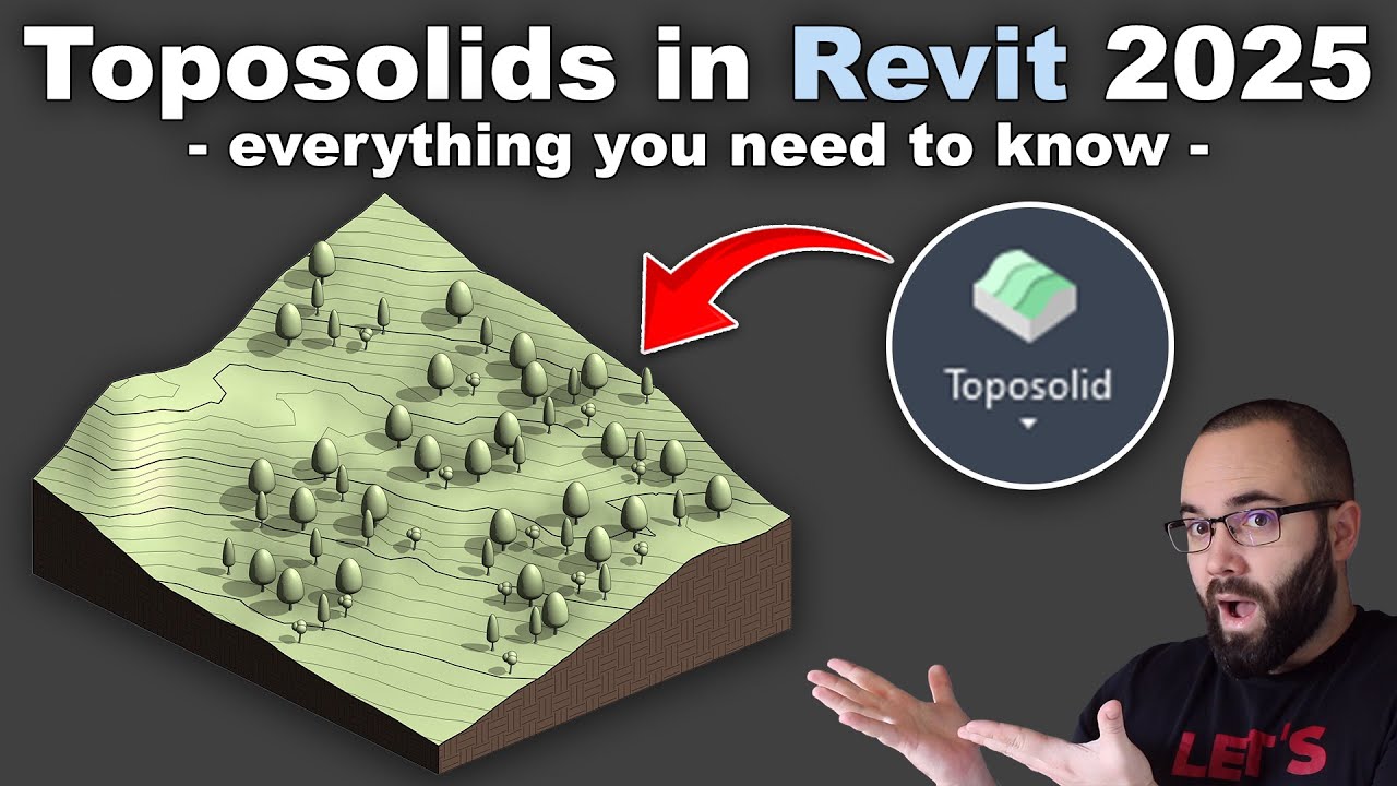 Топосолиды в Revit 2025 — полное руководство