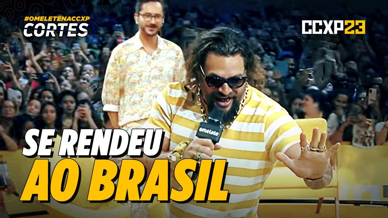JASON MOMOA pede DESCULPA aos BRASILEIROS NA CCXP23