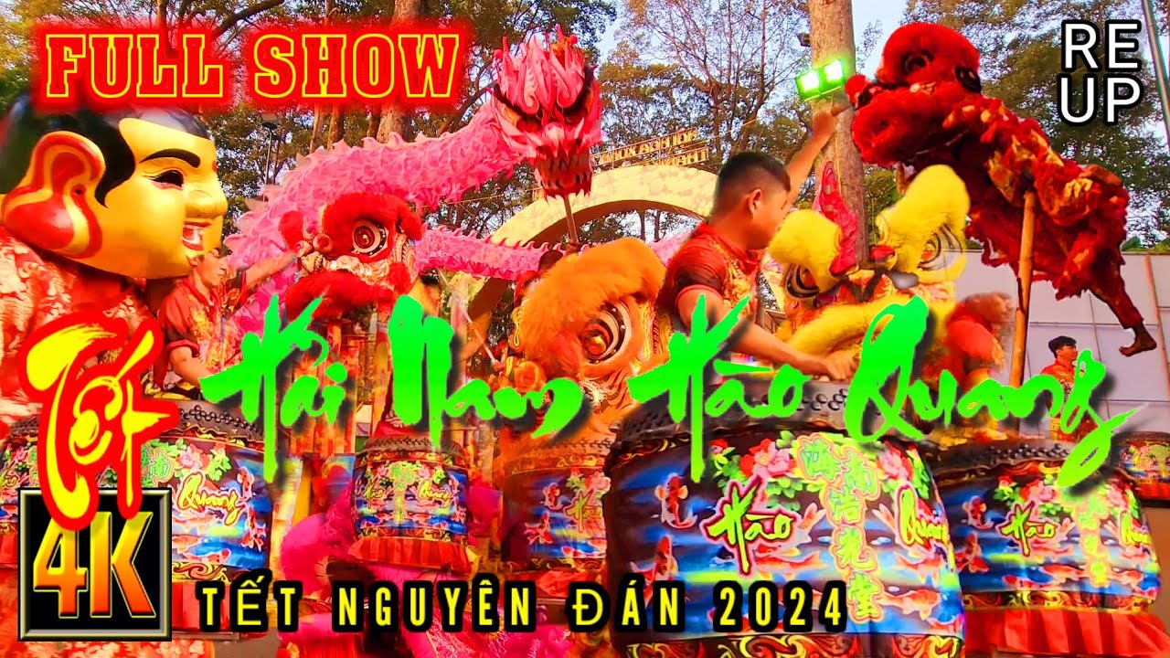 TẾT 2024 full show LÂN SƯ RỒNG : Lân lên Mai Hoa Thung cực đẹp, Lân leo cột hay nhất, múa Ông Địa