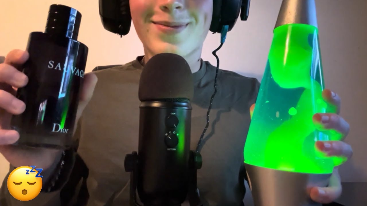 My First ASMR Video:) (Tapping sounds, water sounds, chewing gum)