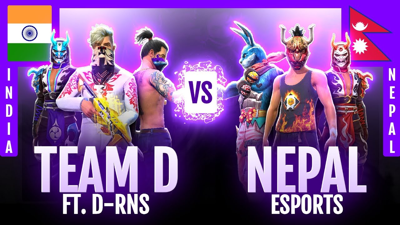 Team D 🇮🇳 Vs Nepal Esports🇳🇵|After a Long time D RNS is back in the team 🔥🔥| Battle of Beasts