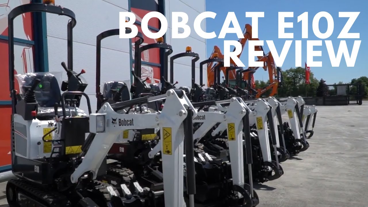 Bobcat E10 Micro Excavator | Watch Digger Go Through Door