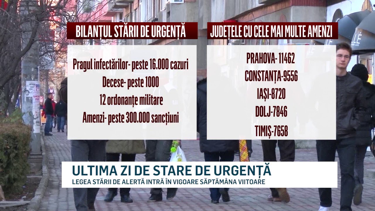 ultima zi de stare de urgenta