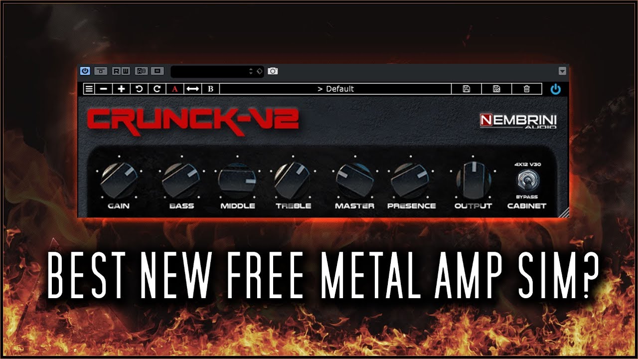 Nembrini Audio Crunk v2 Guitar Amplifier [Review & Demo] - New Best Free Metal Guitar VST in 2020?