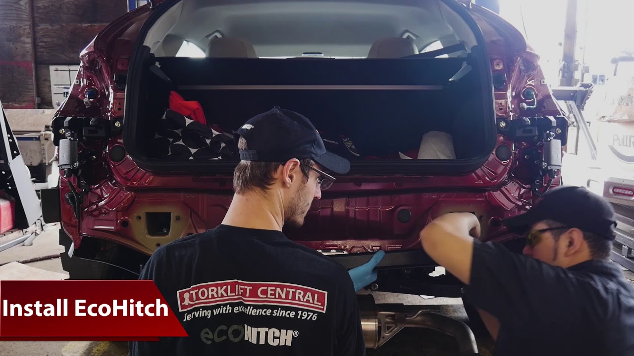 2017-2018 Subaru Impreza Hatchback Hidden EcoHitch Trailer Hitch Installation