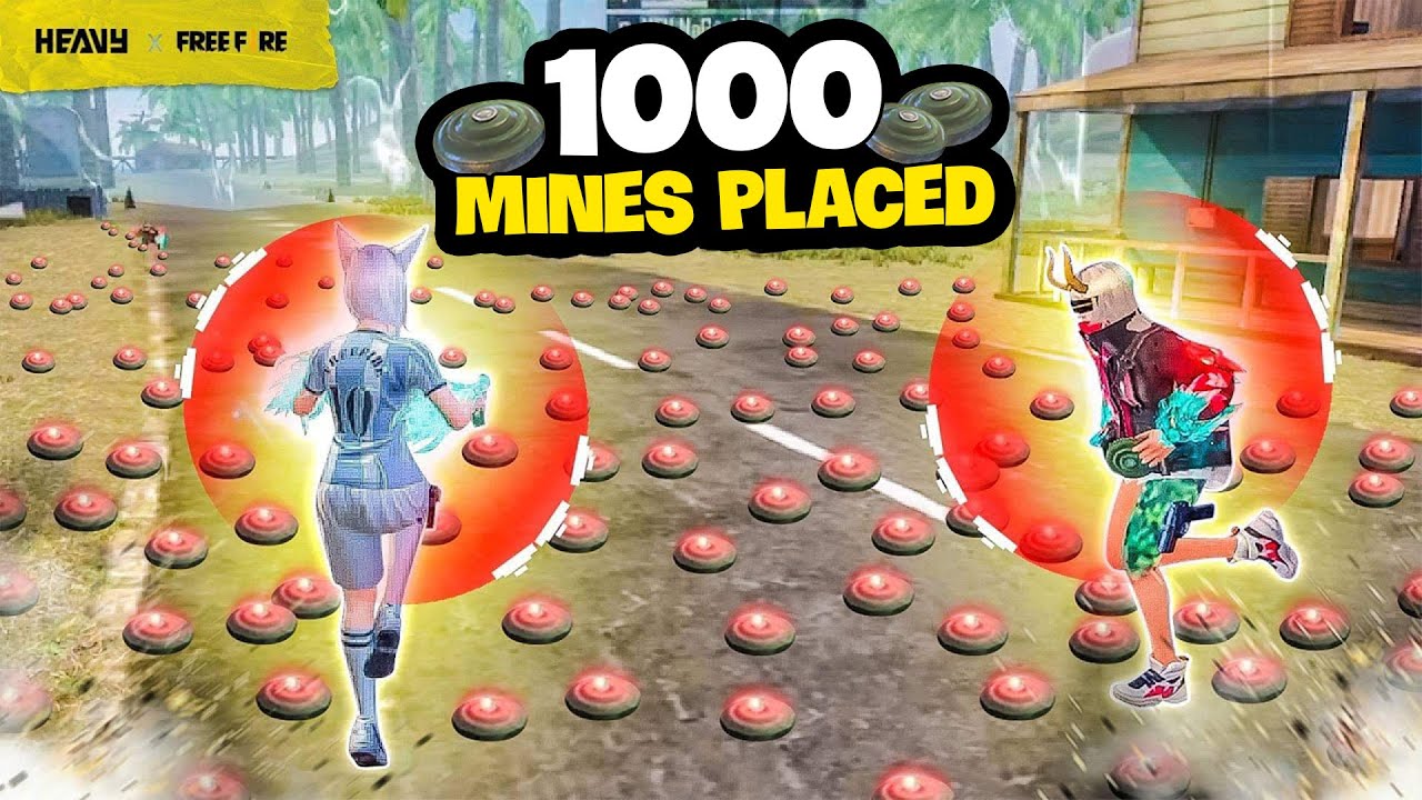Đặt 1000 Quả Mìn Trong Tử Chiến Nổ Bay Team Địch | HEAVY Free Fire