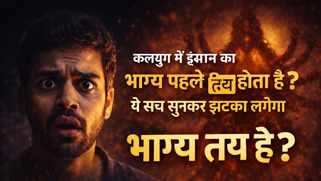 कलयुग में इंसान का भाग्य पहले ही तय होता है? ये सच सुनकर झटका लगेगा