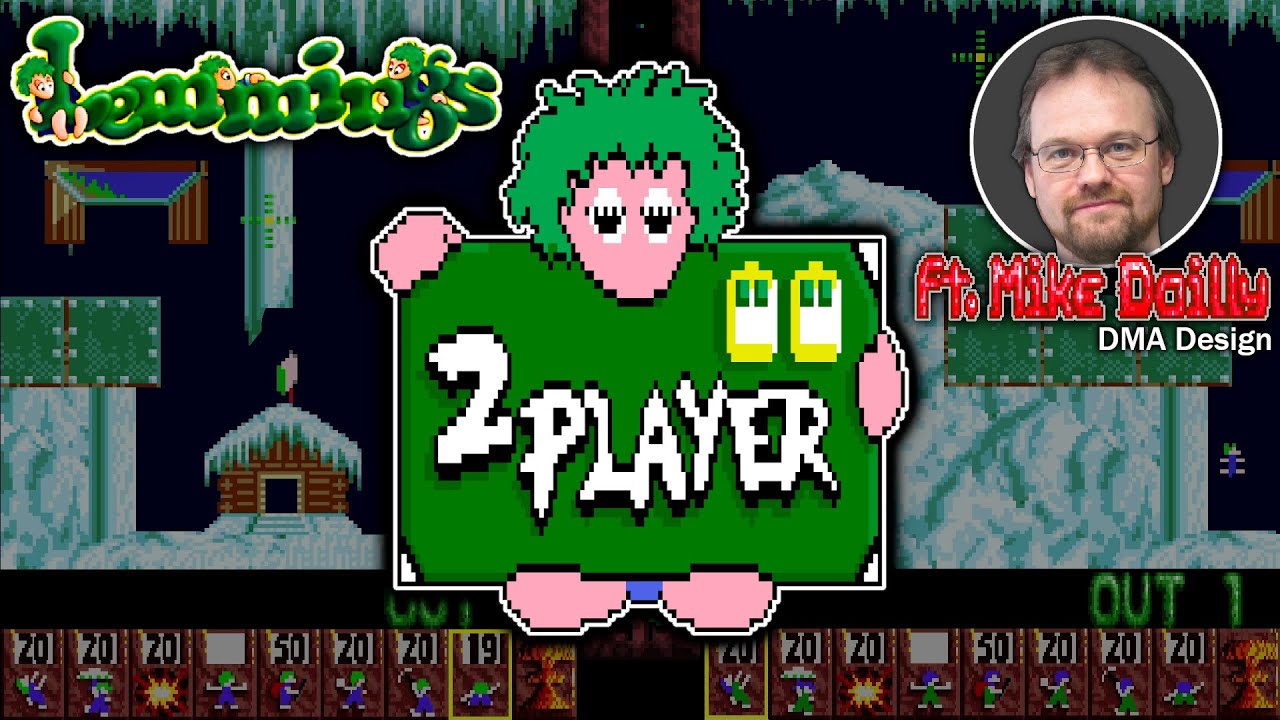 You *MUST* Try Two Player Lemmings! (Featuring Mike Dailly)
