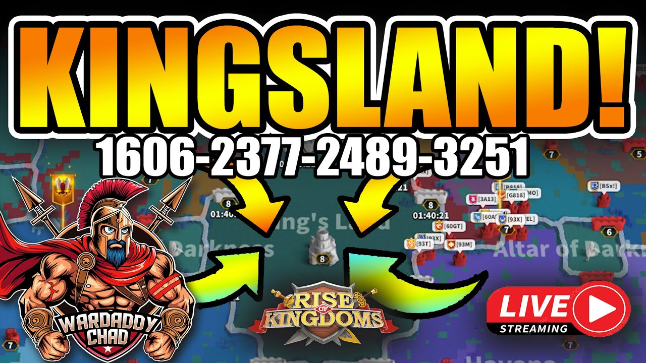 Kingsland Let's Go: 1606-2377-2489-3251 - Rise of Kingdoms