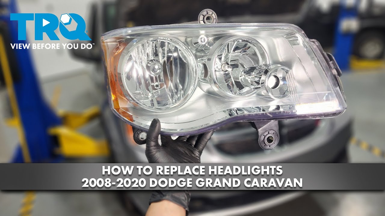 Как заменить фары Dodge Grand Caravan 2008-2020