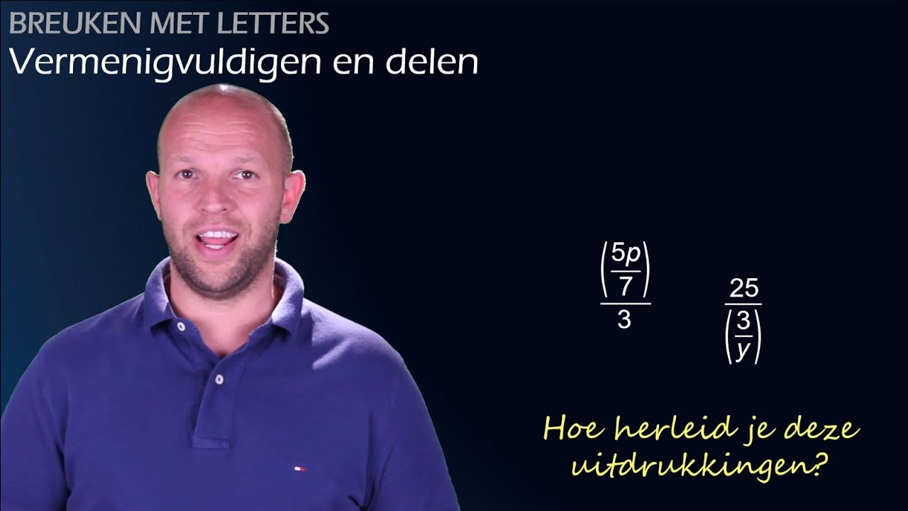 Hoe herleid je een breuk binnen een breuk? - Breuken met letters (havo 3) - WiskundeAcademie