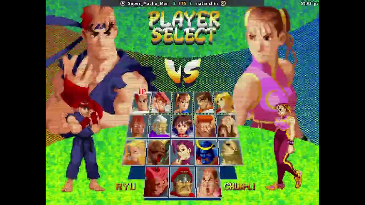 Street Fighter Alpha 2| ft5 ranked vs natanshin (Brasil).