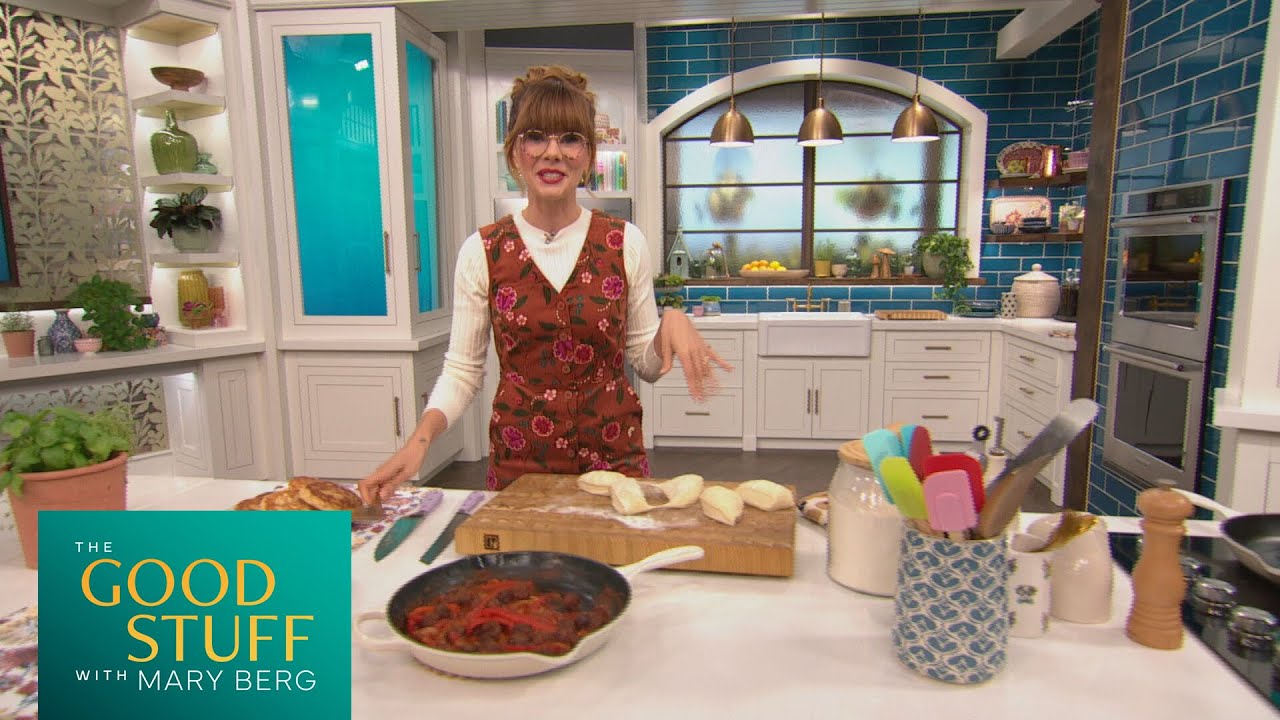 Mary Berg's sausage meatballs with peppers and onions | The Good Stuff with Mary Berg