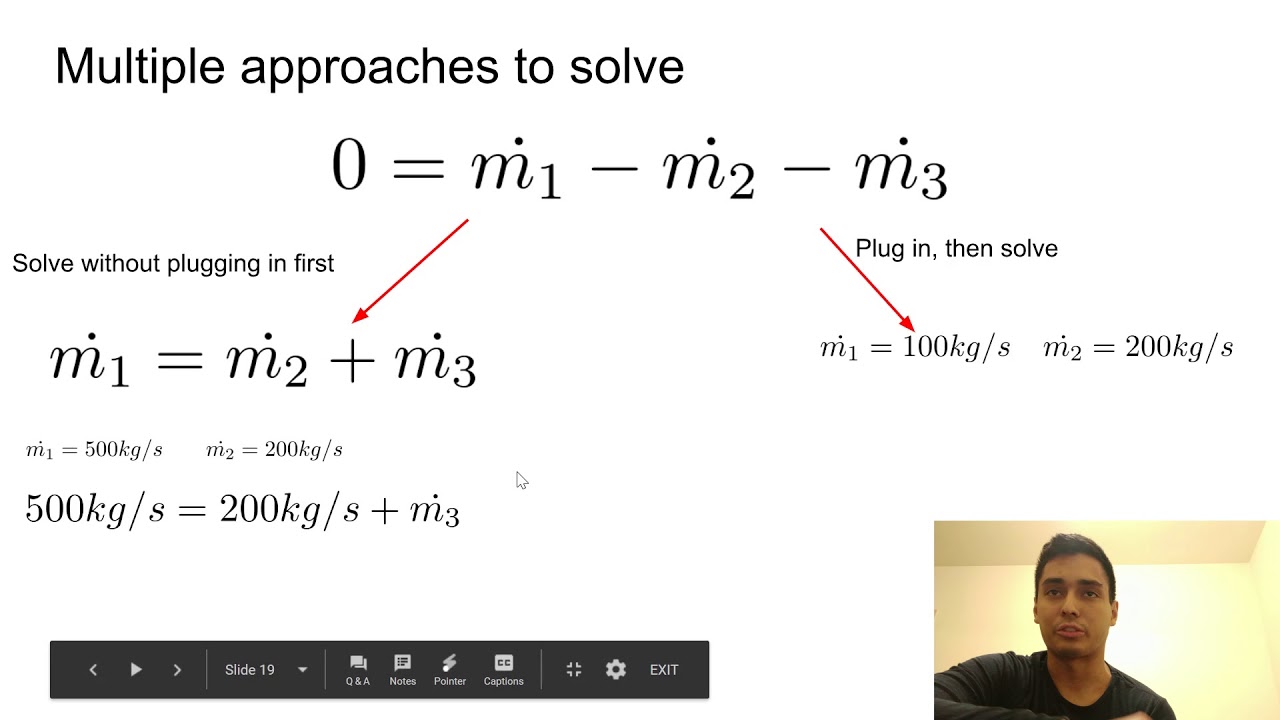 FINALLY MASS BALANCE  OVER SIMPLIFIED
