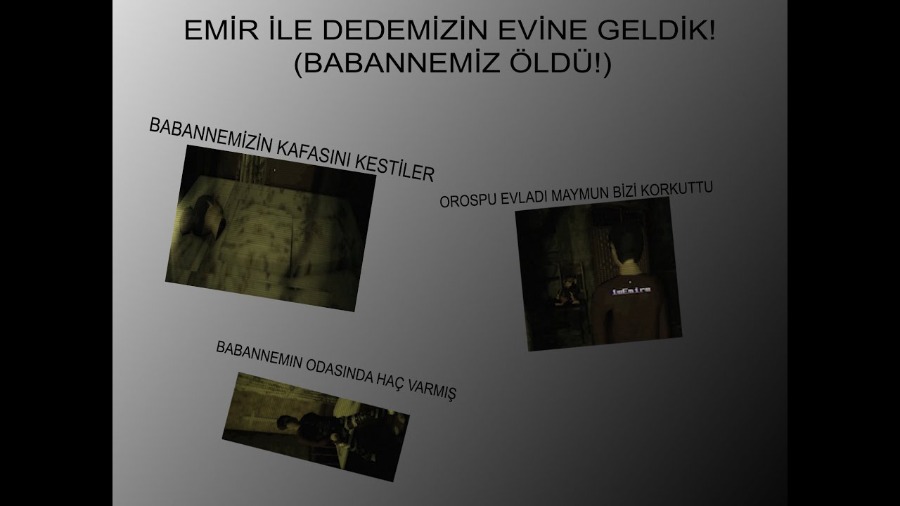 EMİR İLE BABAANNEMİZİN EVİNDE KALDIK!!! ÇOK TEHLİKELİ ŞEYLER OLDU (DEDEM BİZİ ODAYA KAPATTI!9)%'=+')