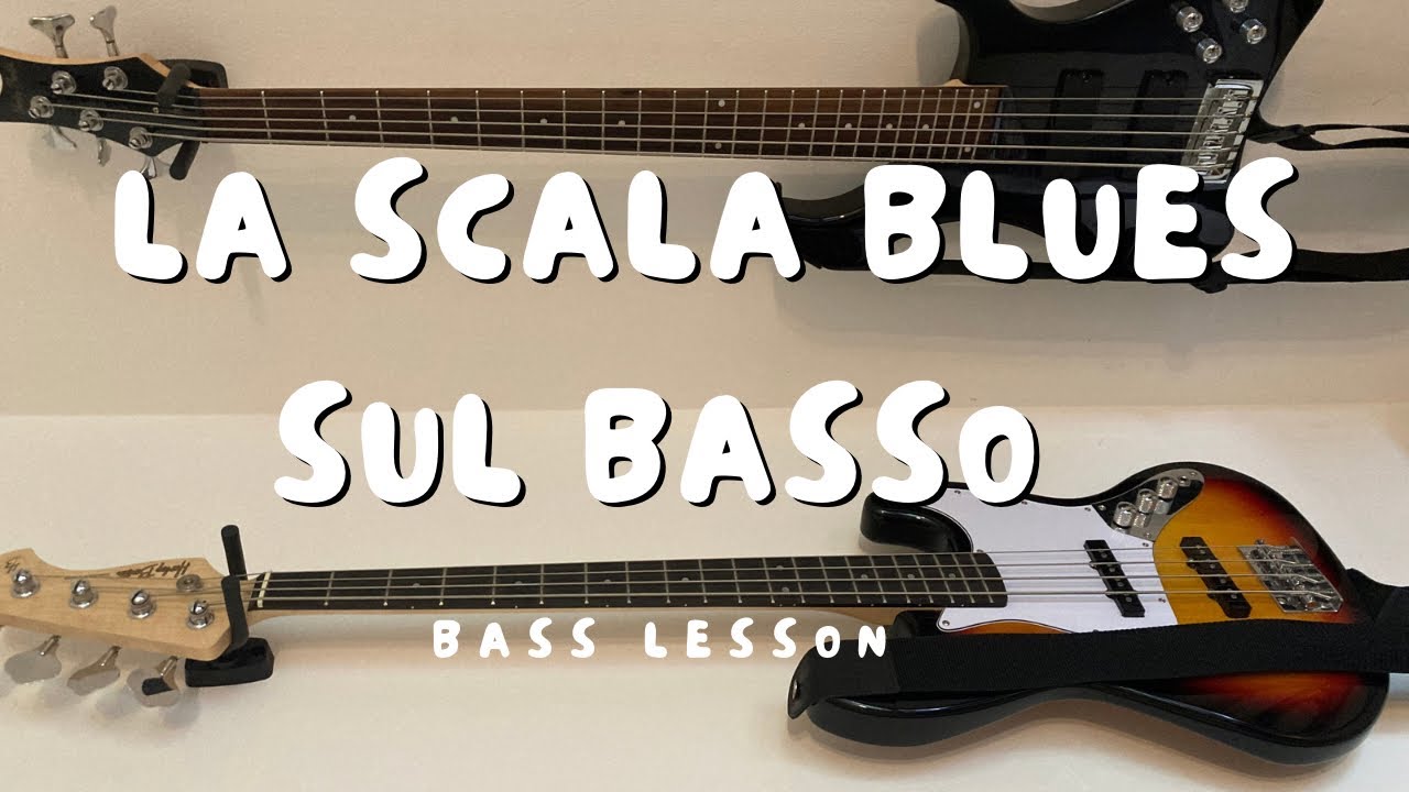 La scala blues sul basso elettrico