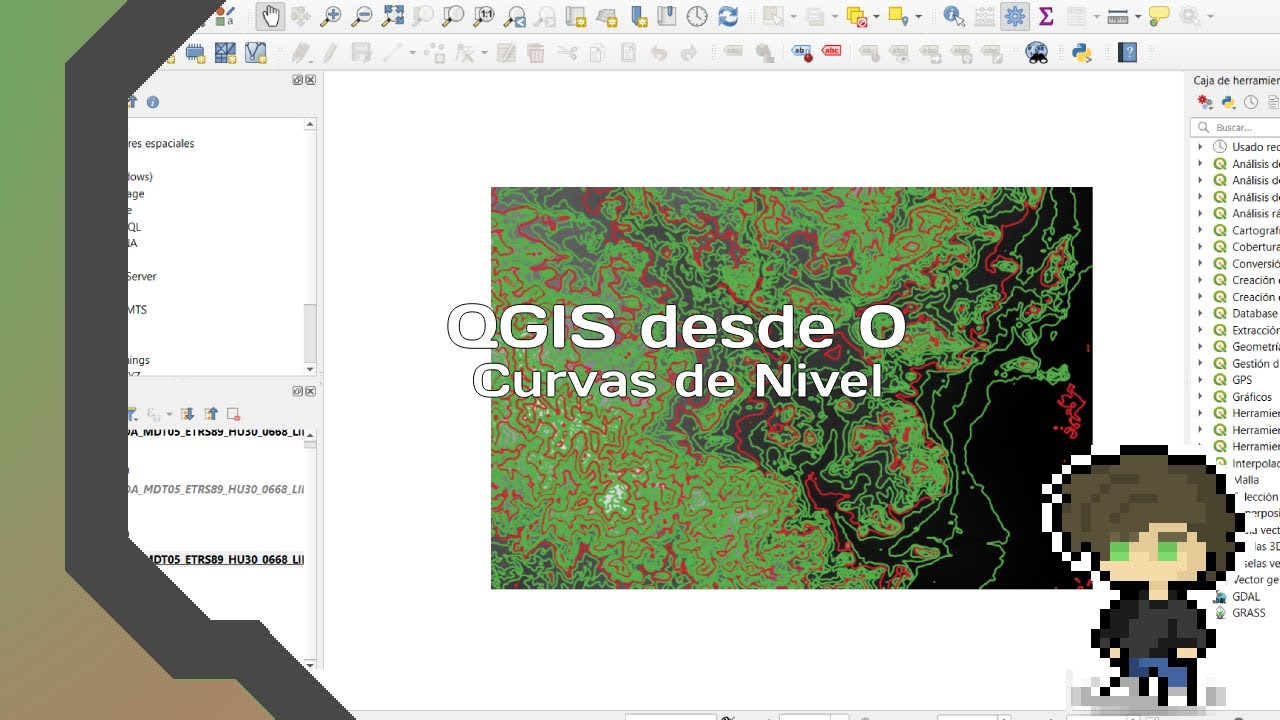 Qgis paso a paso / Cómo crear curvas de nivel