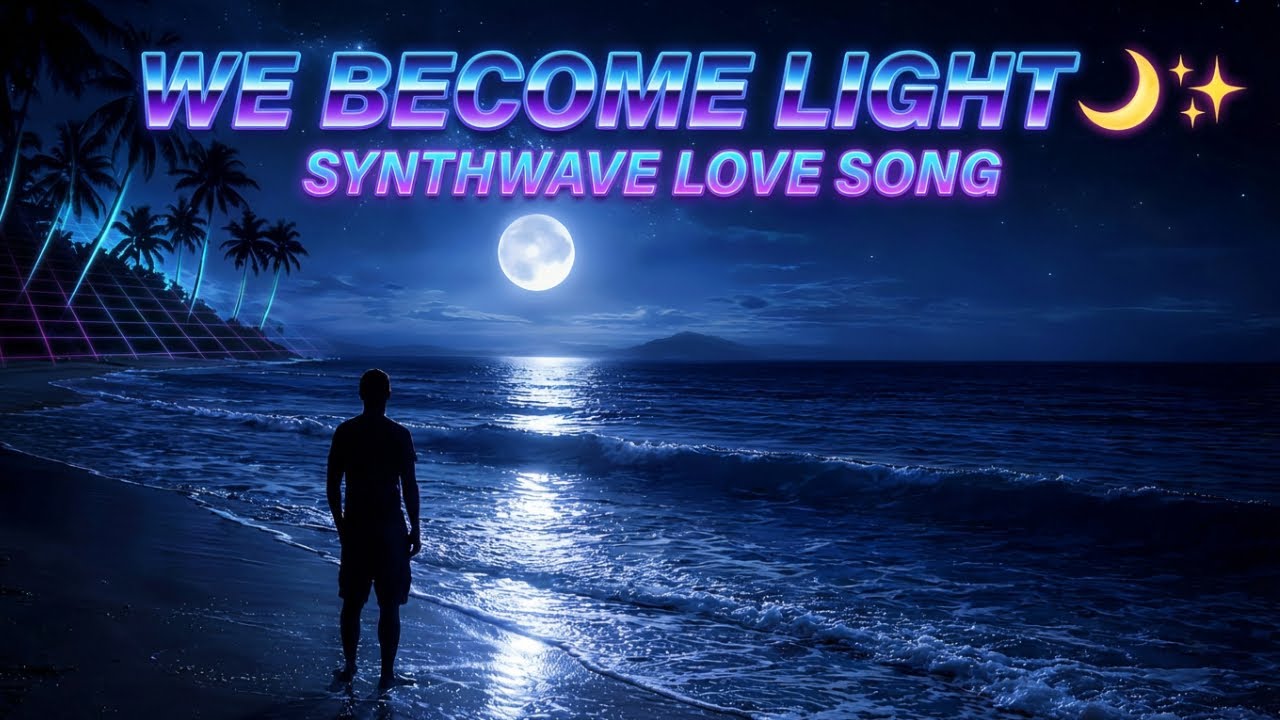 We Become Light 🌙✨ | Synthwave Love Song