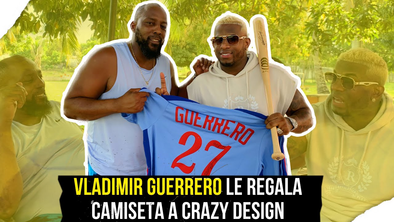 Vladimir Guerrero Le Regala Una Camiseta Firmada A Crazy Design