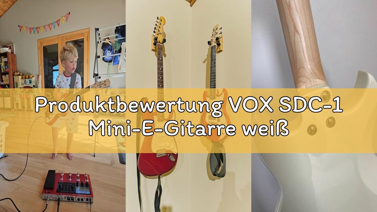 Produktbewertung VOX SDC-1 Mini-E-Gitarre weiß