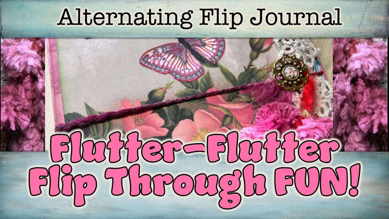Flip Through a Fluttery Junk Journal Experiment with Me!